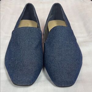 Women’s Blue Denim Loafers